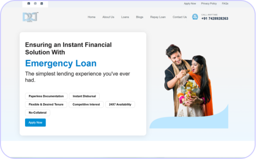 DAY2DAY LOAN Portfolio Screenshot
